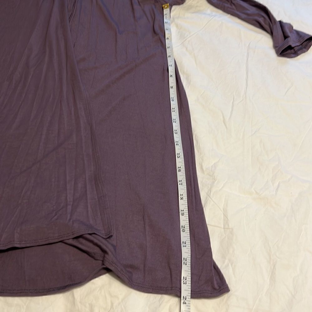 AZULES Long Purple Cardigan - Picture 5 of 7